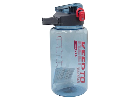 Фляга 1600 ml харч.пластик, KEEPTO EXERCISE, (для тренувань) з трубкою, синя