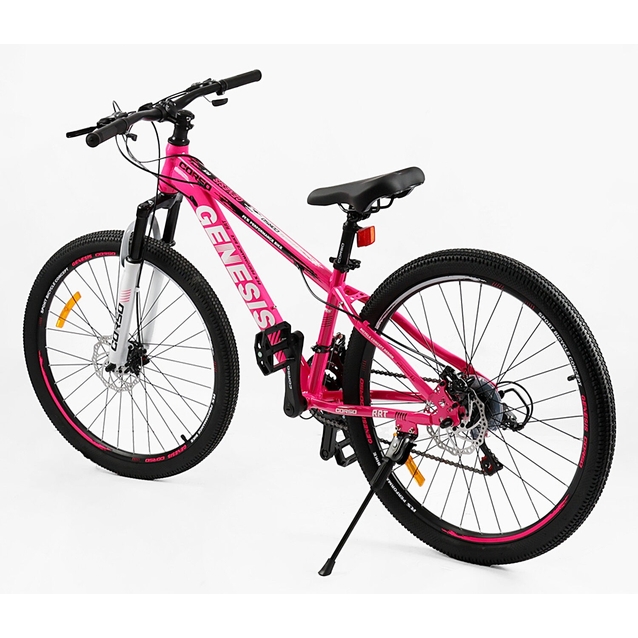 Велосипед 26 ST Corso «GENESIS»  T-26125 сталь 13", (к-т SunRun) рожевий фото westvelo.com