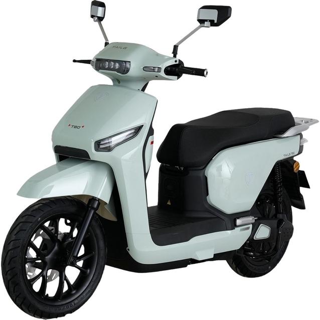 Електроскутер Tailg «T-80» GR-709, двигун 2500W, акумулятор 72V 38Ah графеновий, м'ятний, колеса 14" + 1 ящик. акум фото westvelo.com
