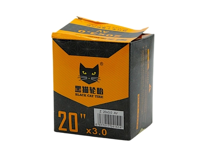 Камера 20-3.00 короткий ніпель AV 35mm BLACK CAT (FAT-BIKE)