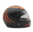 Мото шолом, закритий (XS) F2 "PREDA TORS" чорно-помаранчевий матовий (825-4) фото westvelo.com