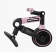 Дитячий велосипед 3-х колісний EVA (піна) Best Trike колеса 8-6, BS-11402 рожевий, нейлонова рама, рама та задні колеса -складні, підсвічування, кошик фото westvelo.com