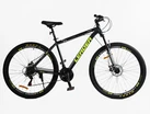 Велосипед 29 ST Corso «LEADER» LD-55620 сталь 19", (к-т SHIMANO) чорно-жовтий фото westvelo.com
