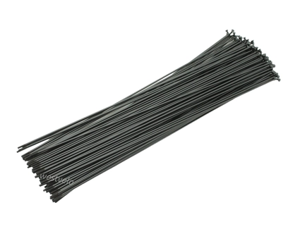 Спиця 219 мм, чорна, з головкою. 14G