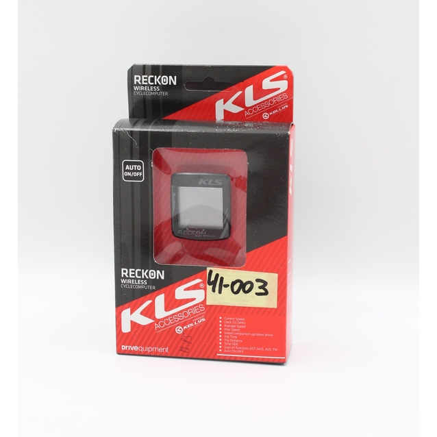 Велокомп'ютер KLS ReckON WL чорний , безпровідний фото westvelo.com