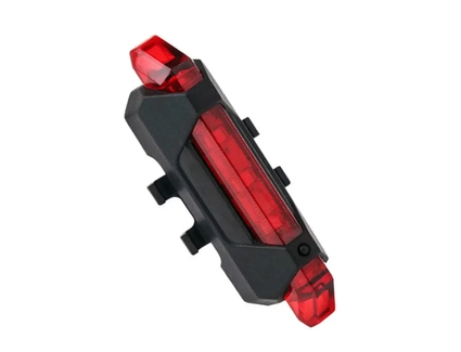 Мигалка зад №918 DC-918, з акумулятором, на usb зарядку,червона