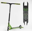 Самокат трюковий Best Scooter «SPIDER» 53442 чорно-зелений, HIC-система, пеги, AL диск та дека, колеса PU Ø110mm, ширина керма - 60 см фото westvelo.com