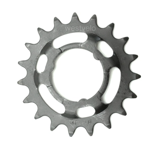 Зірка задня 19 зубів чорна для черв'ячної втулки Falcon