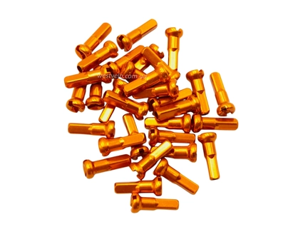 Головка (ніпель) NIPPLE, на Ø2мм спицю, алюміній, золотий, 14G (Germany)