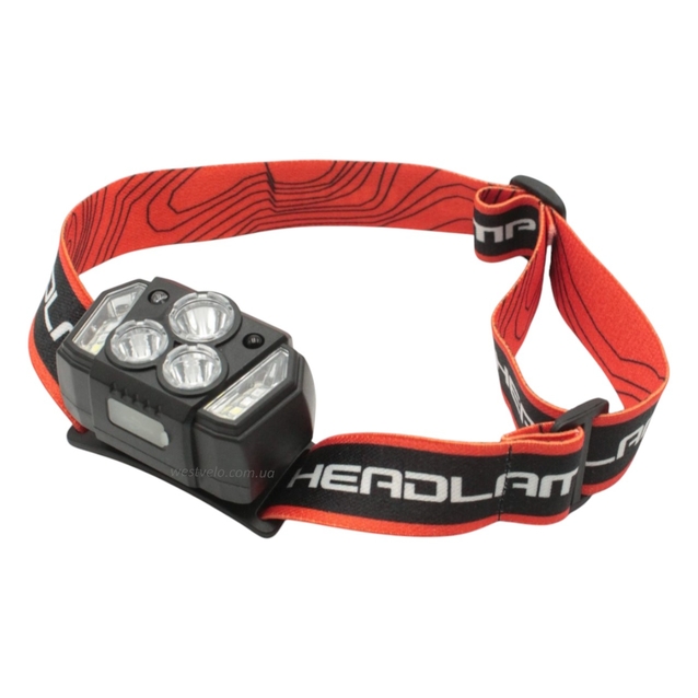 Ліхтар на голову usb зарядку, NF-852 фото westvelo.com