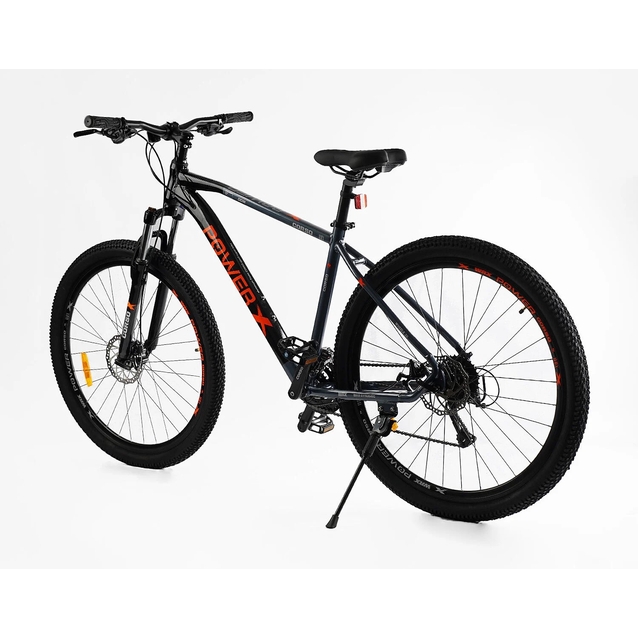 Велосипед 29 AL Corso «X-POWER» PW-93255 алюміній 19", (к-т SHIMANO) чорно-графітово-помаранчевий фото westvelo.com