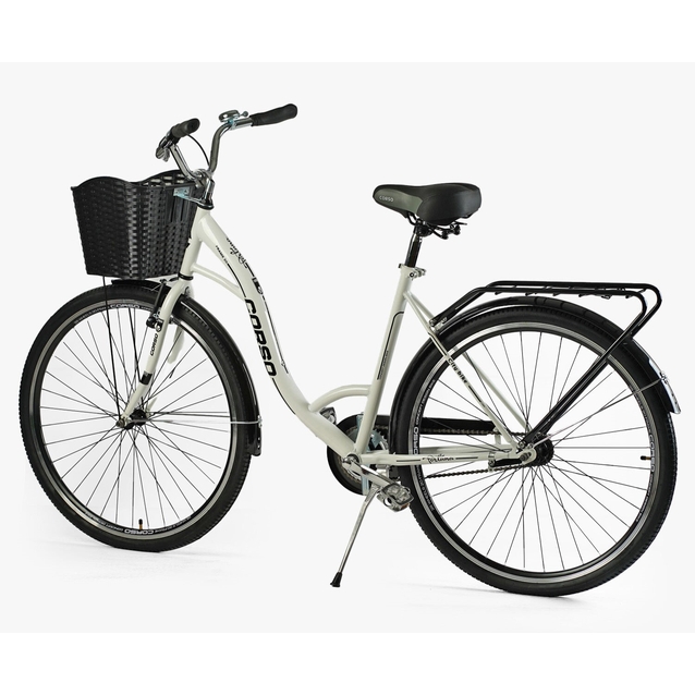 Міський велосипед 28 ST Corso «FORTUNA» FR-28637 сталь 20", білий (+к/к/б) фото westvelo.com