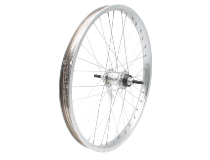 Колесо 20 зад, обід нікель, спиця 2мм, вт. Falcon + к-т