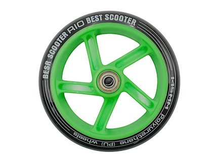Колесо самоката "Best Scooter" 8215 Ø145мм поліуретан, салатовий
