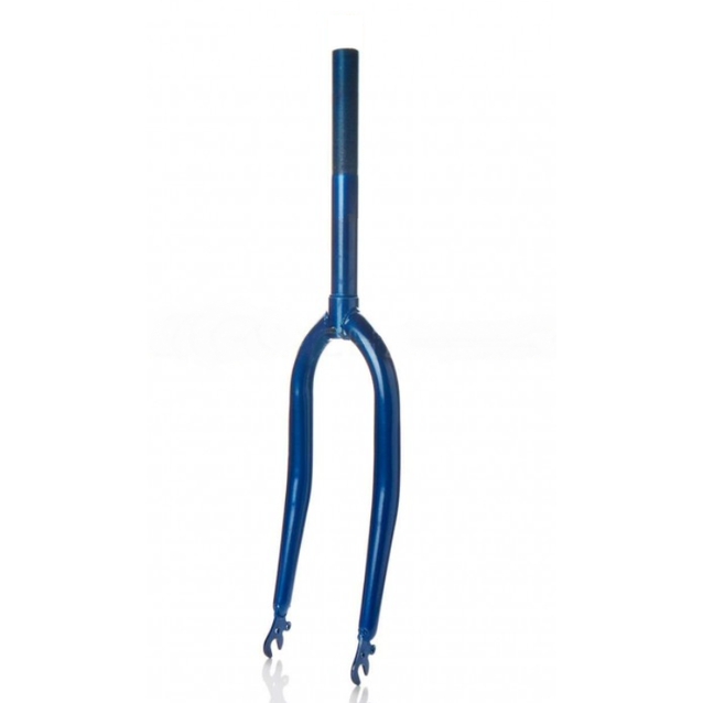 Вилка 20 сталева шток L-240mm р.з L-110mm  синя фото westvelo.com