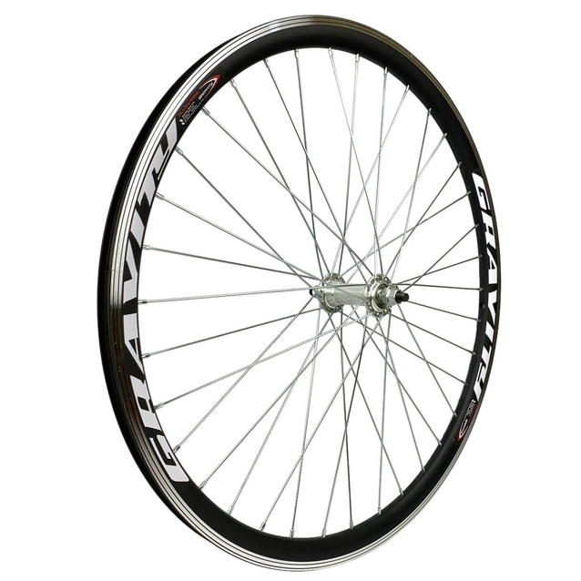 Колесо 28-29 перед, обід 2-ний чорний, втулка AL. на віночках (Gravity) фото westvelo.com