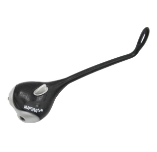 Мигалка на батарейках перед. INFINI I-201W "Amuse" чорний, 2 діоди, 2 режима