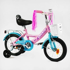 Дитячий велосипед 12 Corso «MAXIS» CL-12470 рожево-блакитний