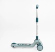 Самокат дитячий 3-х колісний Skyper RS-46204 бірюзовий, колеса PU Ø125mm/40mm зі світлом, музика та підсвічування платформи, кермо складне