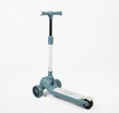 Самокат дитячий 3-х колісний Skyper LT-81476-01 синій, колеса PU Ø125mm/40mm зі світлом, озвучування та підсвічування платформи, кермо складне фото westvelo.com