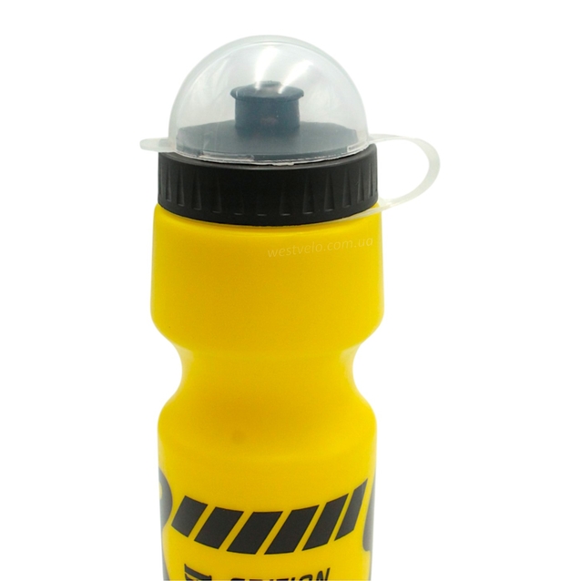 Фляга 750ml харч.пластик, жовта фото westvelo.com