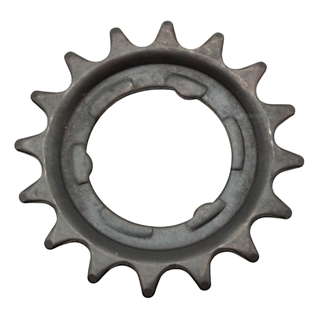 Зірка задня 16 зубів чорна для черв'ячної втулки Falcon фото westvelo.com
