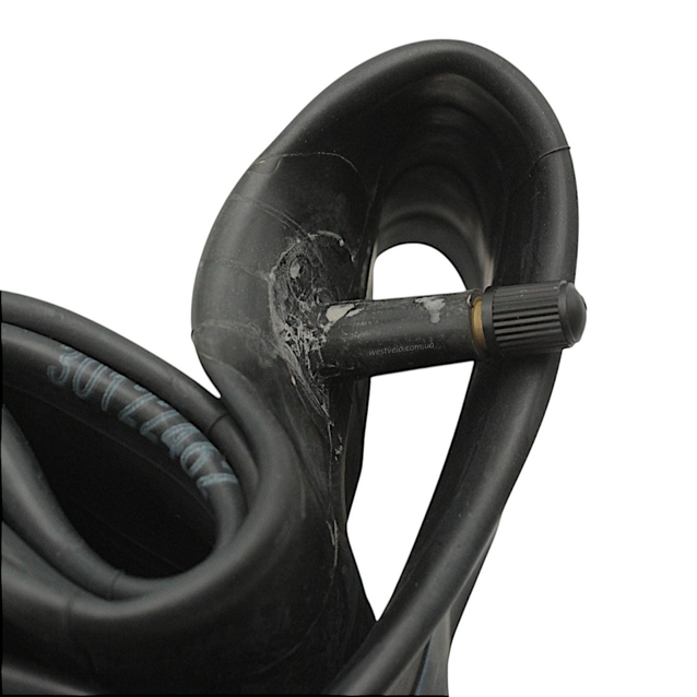 Камера "10" 4.00/4.50-10 BLACK CAT (TR-13) (зміщений ніпель) для трицикла. фото westvelo.com