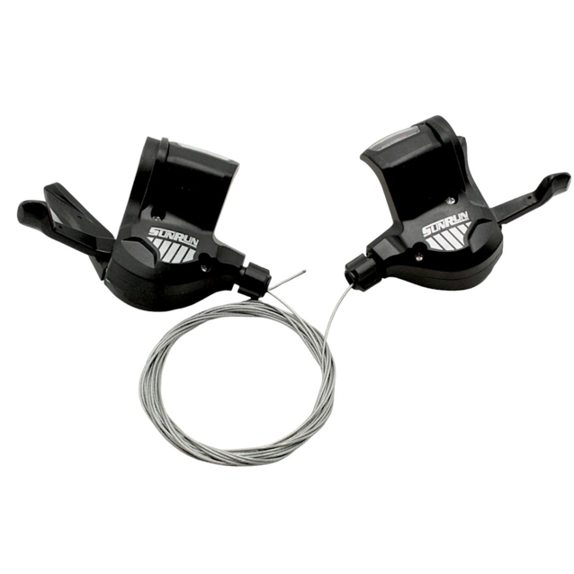 Манетки 3+8 шв.(пів автомат) SUNRUN SL-KD-35 фото westvelo.com