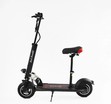 Електросамокат Best Scooter BS-10588 двигун 800W, акумулятор літієвий 48V13Ah з сидінням, колеса надувні 10, чорно-червоний фото westvelo.com