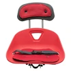 Крісло дитяче, пластик, на пряму раму, плоске, червоне + спинка фото westvelo.com