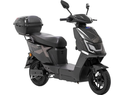 Електроскутер Corso «FLASHX» FL-355701 двигун 1200W, акумулятор 72V 23Ah графеновий, графітовий + 1 ящик. акум, колеса 10"