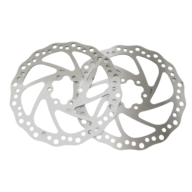 Дискові гальма LOGAN DX-2012 : 2 супорта F160/R140+F180/R160, 2 диски Ø160) фото westvelo.com