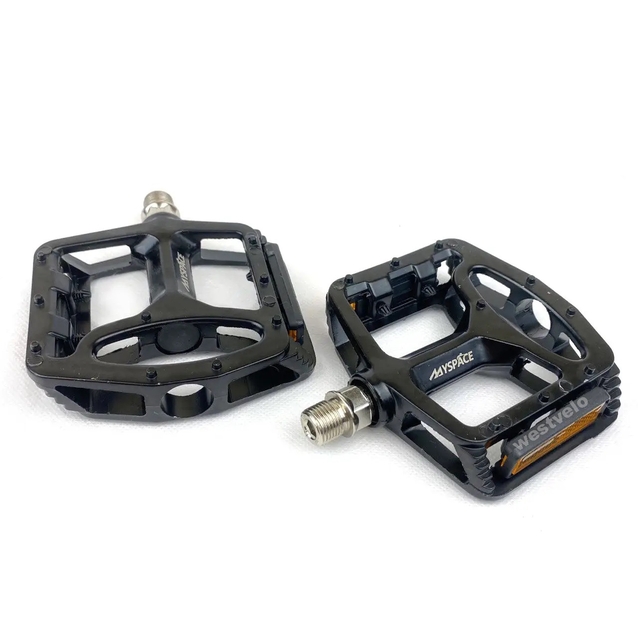 Педалі алюміній MYSPACE, чорні фото westvelo.com