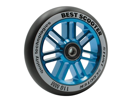 Колесо трюкового самоката "Best Scooter" (301) AL. Ø110мм, поліуретан, синій