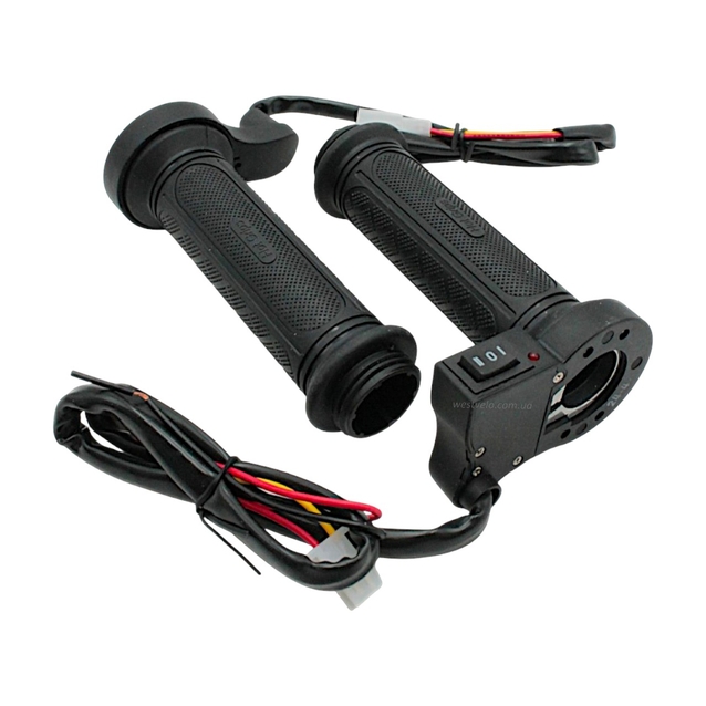 Мото гріпси універсальні з підігрівом (2 режима 50-70С), чорні фото westvelo.com