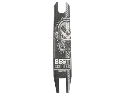 Наклейки трюкового самоката Best Scooter (GM 10190) 49х9,5 сірий