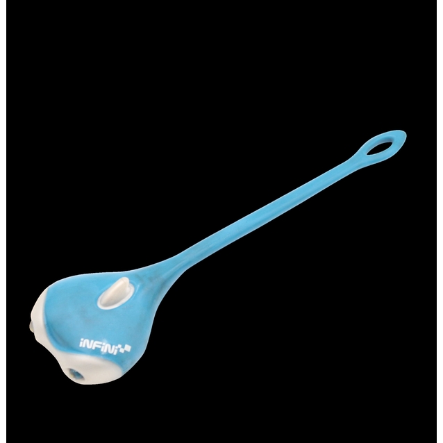 Мигалка на батарейках перед. силікон INFINI V 1-201W "Amuse" 2 діода, 2 режима, синій фото westvelo.com