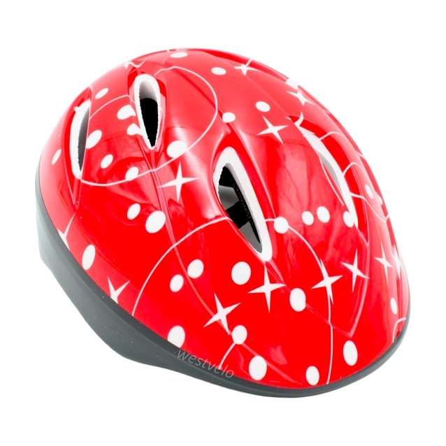 Вело шолом дитячий "Яйце" червоний фото westvelo.com
