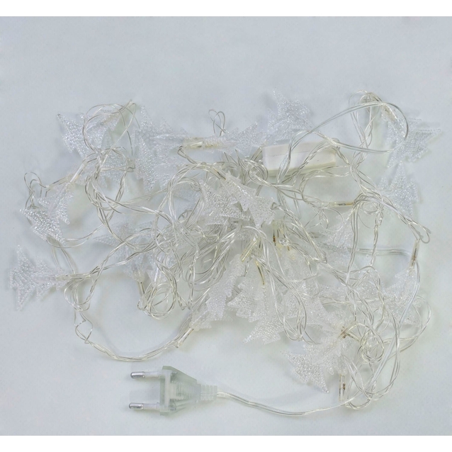 Гірлянда світлодіодна 4,5 м, 28 лампочок, «Ялинки» від мережі 220V, кольорова (С 23454) фото westvelo.com