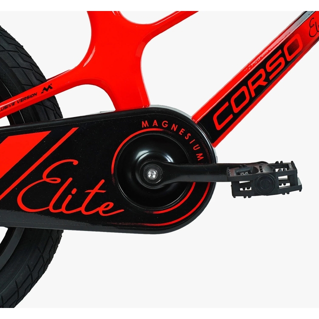 Дитячий велосипед 18 MG Corso «ELITE» ELT-18375, магнієва рама, червоно-чорний фото westvelo.com