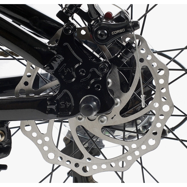 Велосипед 26 AL Corso «NEXT» NX-26400 алюміній 13", (к-т SHIMANO) чорно-жовтий фото westvelo.com