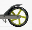 Самокат дитячий 2-х колісний, PU Skyper «PEGAS» PS-21515 сіро-жовтий , Ø145mm, ST, ручне гальмо фото westvelo.com