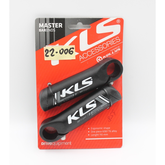 Роги руля алюміній KLS Master чорні L-110мм фото westvelo.com