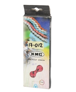 Ланцюг одношвидкісний BMX KMC (K710 cherry) (1/2Х1/8Х100L) + замок, червоний (Тайвань)