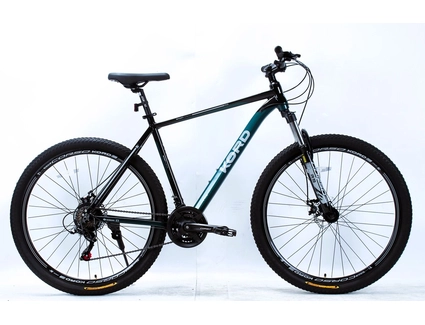 Велосипед 29 AL Corso «KORD» KD-29680 алюміній 21", (к-т SHIMANO) чорно-зелений