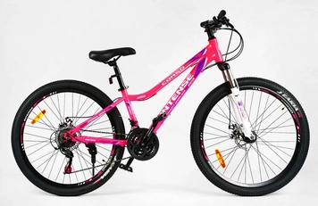 Велосипед 26 ST Corso «INTENSE» NT-26138 сталь 13", (к-т Saiguan) рожевий