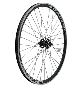 Колесо 27,5 перед, обід 2-ний чорний дисковий, втулка ST. SHUNFENG, диск 6 болтів, чорна спиця