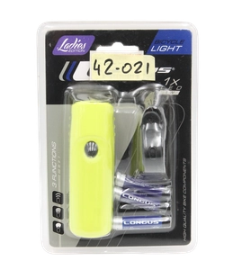 Ліхтар на батарейках LONGUS жовтий, 3 режими