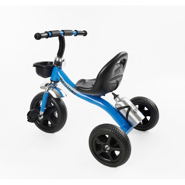 Дитячий велосипед 3-х колісний EVA (піна) Best Trike колеса 10-8, BS-11620 синій, сталева рама, кошик, бутилочка фото westvelo.com