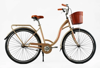 Міський велосипед 28 ST Corso «FORTUNA» FR-28010 сталь 20", золотий (+к/к/б)